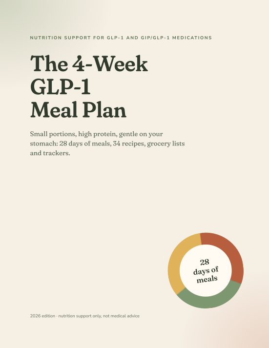 Cover of The 4-Week GLP-1 Meal Plan PDF